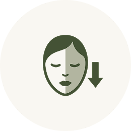 肌の明るさが低下